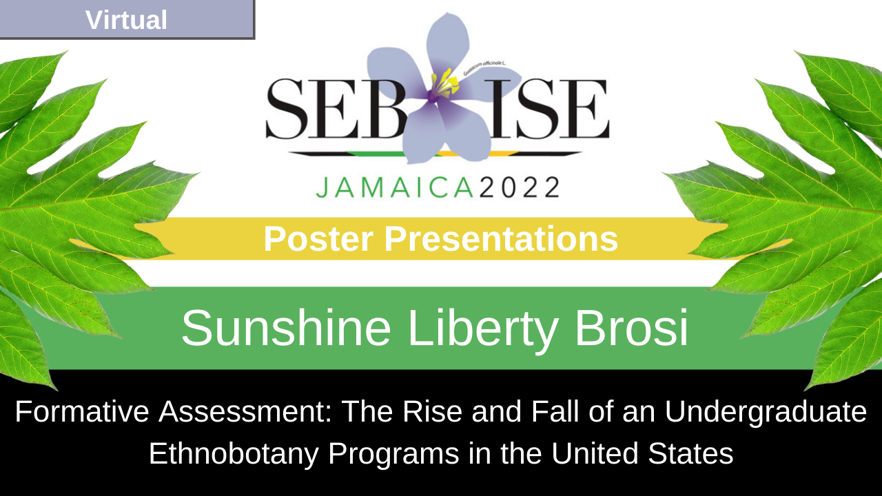 Poster Presenter: Sunshine Liberty Brosi